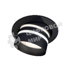 Комплект встраиваемого поворотного светильника Ambrella light XC7652082 SBK/FR черный песок/белый матовый MR16 GU5.3 (C7652, N7142)