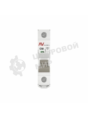 Выключатель автоматический модульный 1п C 50А 6кА AV-6 AVERES EKF mcb6-1-50C-av