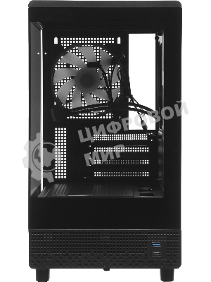 Корпус ACCORD ACC-ZM3B Black, Mini-Tower, чёрный, 1 x 120 мм