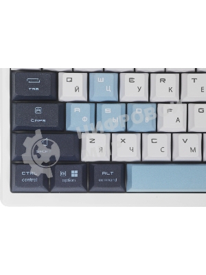 Клавиатура MSI Forge GK600 гибридная, Bluetooth, радиоканал, белый