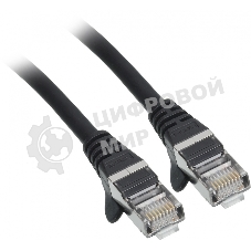 Кабель Патч-корд Lanmaster LAN-PC45/S5E-7.0-BK вилка RJ-45-вилка RJ-45 кат.5е 7м чёрный LSZH (уп.:1шт)