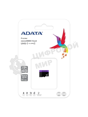 Флеш карта SD ADATA XC 64Gb Class10 ADATA ASDX64GUICL10-R