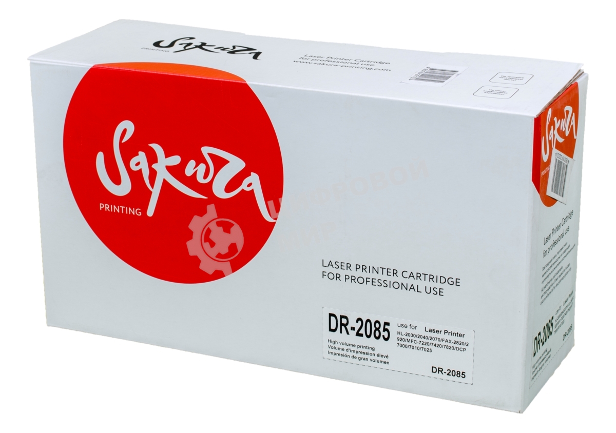 Фотобарабан Sakura DR2085 для Brother HL2035, HL2037, HL2037E, 12000 к.