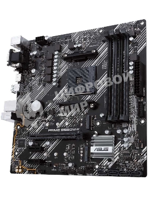 Материнская плата ASUS PRIME B550M-K, AM4, AMD B550, 4xDDR4, 4xSATA, 2xM.2, 1xPCIe 4.0 x16, 2xPCIe x1, 1xDVI-D, 1xHDMI, 1xVGA, 1x 1Gb LAN, 4xUSB 3.2 Gen 1, 2xUSB 3.2 Gen 2, 3x3.5 мм, 7.1, mATX
