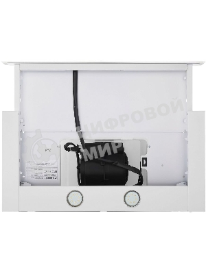 Вытяжка встраиваемая Maunfeld Ouse Touch Glass 60 белый, 60 см, 750 куб. м/ч, 48 дБ