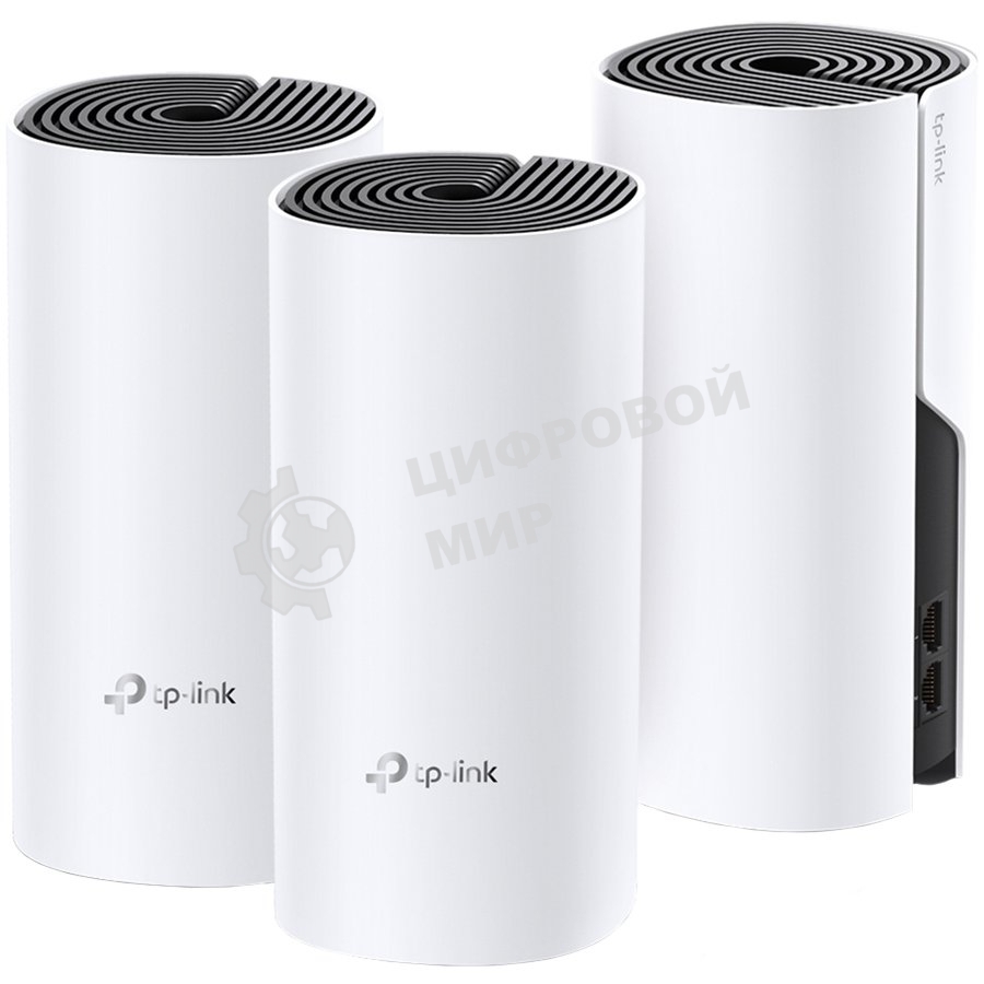 Бесшовный Mesh роутер TP-Link Deco M4 (DECO M4(3-PACK)) AC1200 10/100/1000BASE-TX (упак.:3шт)