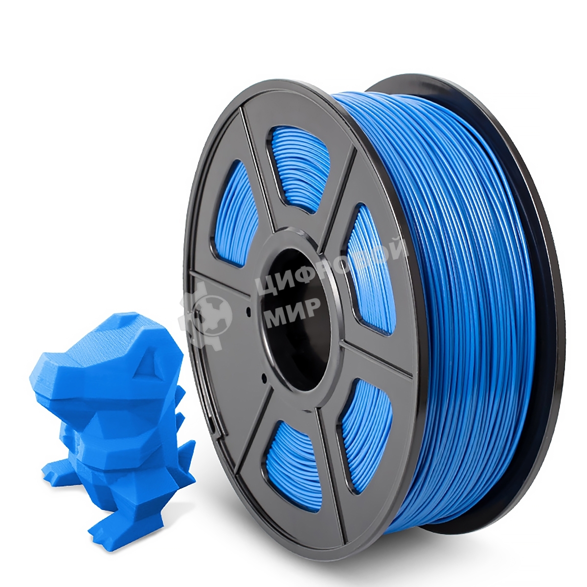 Филамент NVPrint ABS Blue Grey для 3D печати диаметр 1.75мм длина 330 метров масса 1 кг