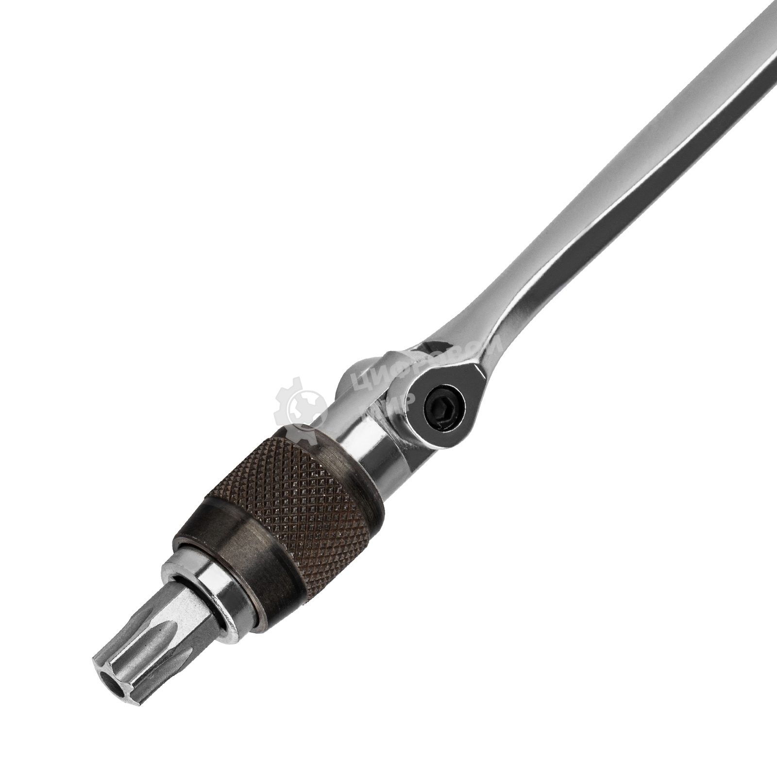 Набор бит Gross 11625 и головок торцевых 1/4'' карданный ключ трещотка адаптер s2 37 шт.