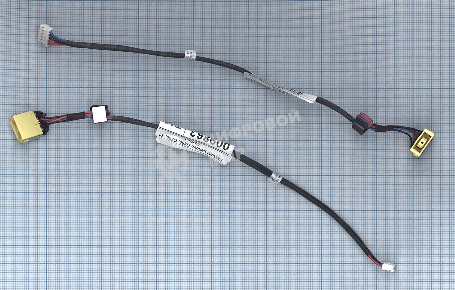 Разъем для ноутбука Lenovo G400, G500, X1 Carbon (с кабелем)
