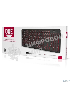 Клавиатура проводная с подсветкой Smartbuy ONE 328 USB Black SBK-328U-K