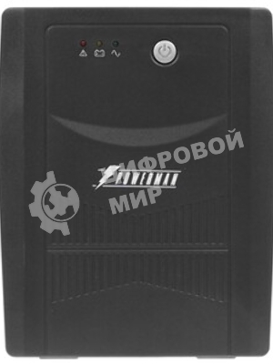 Источник бесперебойного питания PowerMan Back Pro 2000VA PLUS черный (interface+soft)