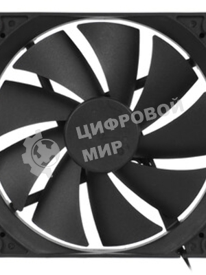 Вентилятор для корпуса Crown CMCF-14025S-1400 черный, 140 мм, 1200 об/мин, 27 дБ, 3 pin
