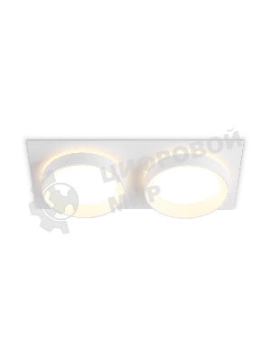 Светильник Ambrella light TN6711/2 WH белый IP44 GX53/2 max 15W 210*105*45