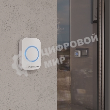Звонок электрический бытовой (дверной) DBQ25M WL 36M IP44 / Белый