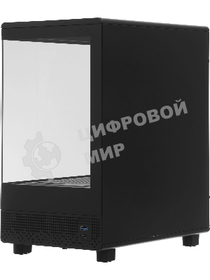 Корпус ACCORD ACC-ZM3B Black, Mini-Tower, чёрный, 1 x 120 мм
