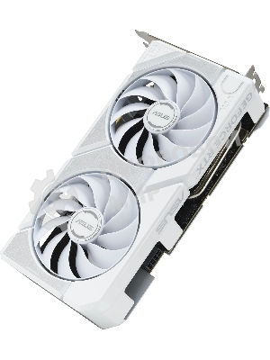 Видеокарта ASUS GeForce RTX 5060 TI DUAL WHITE OC, NVIDIA RTX 5060 Ti, 16 ГБ GDDR7, 128 бит, PCI-e 5.0, 1xHDMI, 3xDP, 2632 МГц