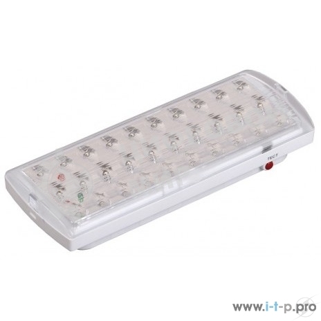 Светильник аварийный Iek LDPA0-2101-30-K01 ДПА 2101, аккумулятор, 4ч, 30LED, IP20, IEK
