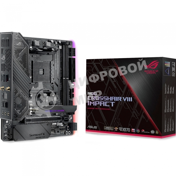 Материнская плата ASUS ROG CROSSHAIR VIII IMPACT /ROG,AM4,X570,USB3.2,M.2,MB