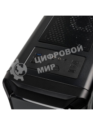 Компьютерный корпус Zalman i3 edge черный без БП ATX 3x120мм 2xUSB 2.0 1xUSB 3.0 audio bott PSU