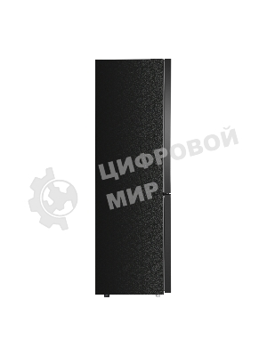 Холодильник Maunfeld MFF185SFSB черный мат. двухкамерный 211/104л морозилка снизу