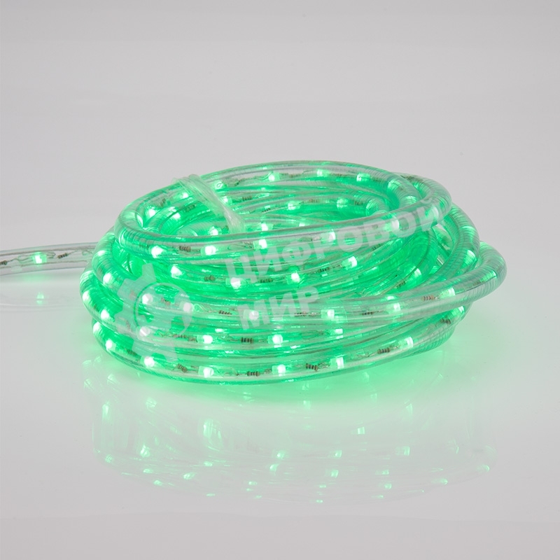 Дюралайт Neon-night LED, свечение с динамикой (2W) - RGb Ø13мм, 36LED/м, 14м