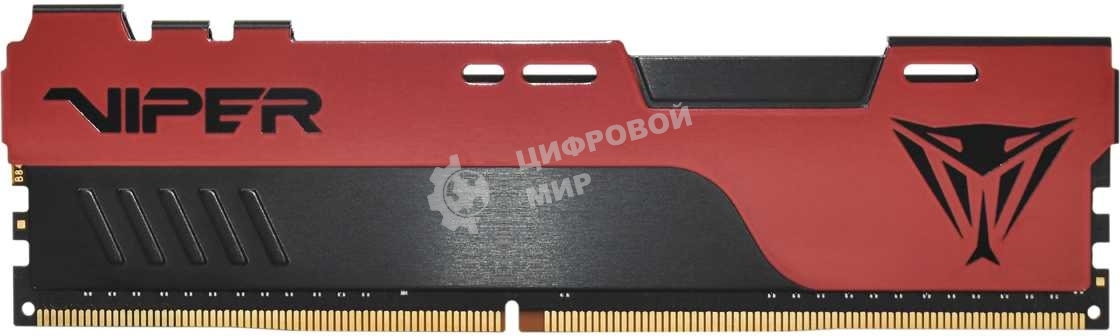 Оперативная память Patriot Viper Elite II, DDR4, 8GB (1x8 GB), 3600 MHz, CL20, DIMM, радиатор, красный/черный