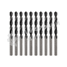 Сверло по металлу Kranz 4,0х75х43 мм HSS (10 шт. в упаковке) DIN 338