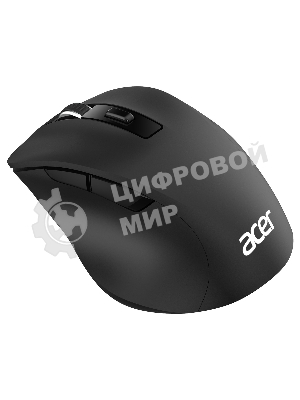 Мышь беспроводная Acer OMR140 черный, 1600 dpi, радиоканал, USB, кнопки - 6