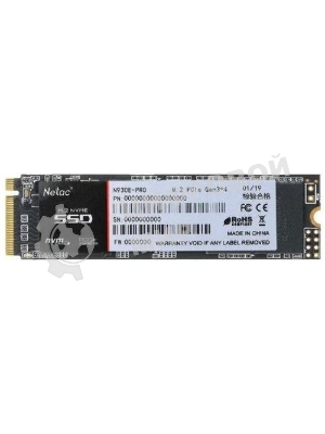 Накопитель SSD Netac N930E Pro, 512Gb, PCIe 3.0 x4, M.2 2280, NVMe, R/W 2080/1700