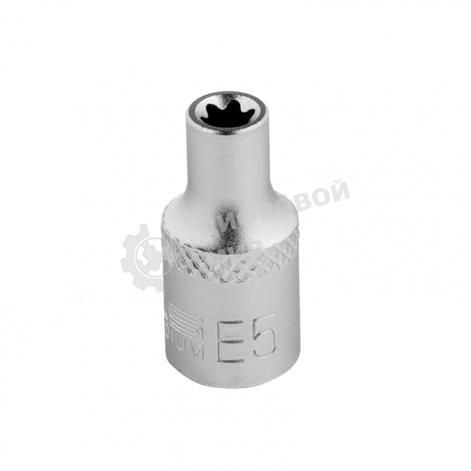 Головка торцевая Stels 1/4, Е5, CrV