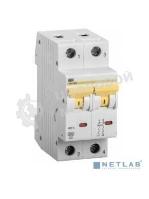 Выключатель автоматический модульный 2п C 6А 6кА ВА47-60M IEK MVA31-2-006-C