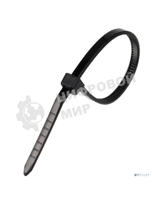 Стяжка нейлоновая Exegate EX253856RUS неоткрывающаяся CV-300B, 300 мм, упак. 100 шт черная