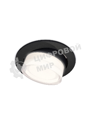 Комплект встраиваемого поворотного светильника Ambrella light XC7652083 SBK/FR/CL черный песок/белый матовый/прозрачный MR16 GU5.3 (C7652, N7160)