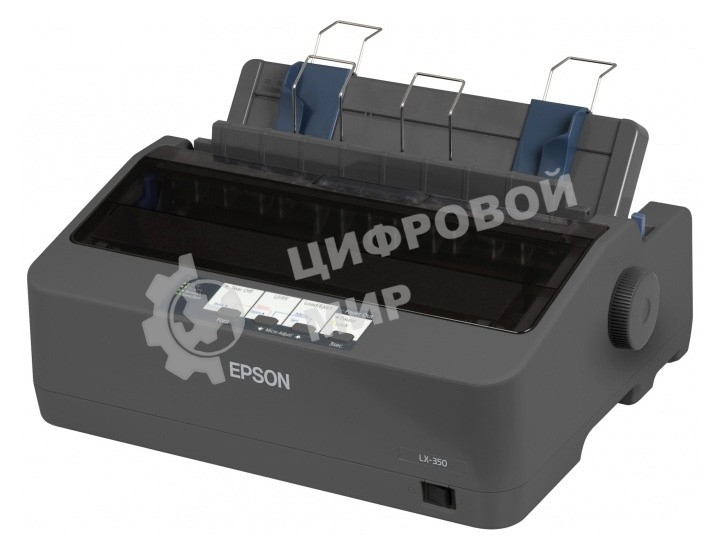 Принтер матричный Epson LX-350 (C11CC24031/C11CC24032), (А4, 357 cps (12 cpi), USB, LPT, COM)