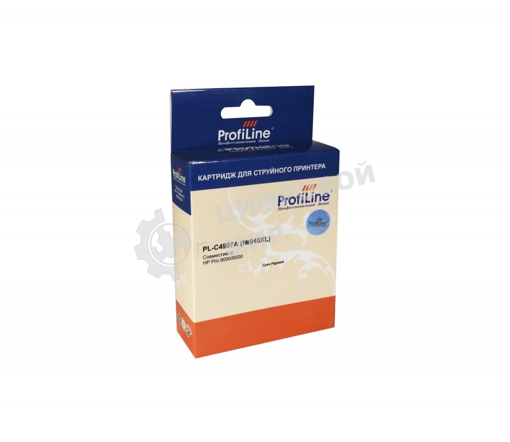 Картридж струйный ProfiLine PL-C4907A №940XL для принтеров HP Officejet Pro 8000/8500 Cyan пигмент