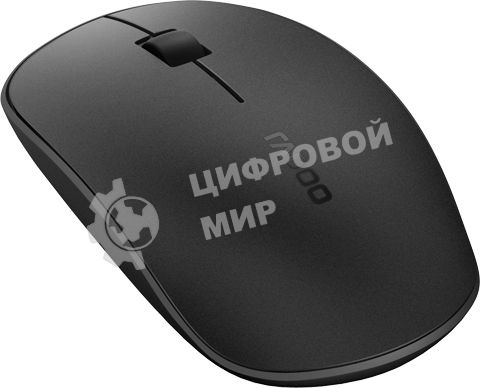 Мышь Rapoo M200 черный оптическая (1000dpi) беспроводная BT/Radio USB (2but)
