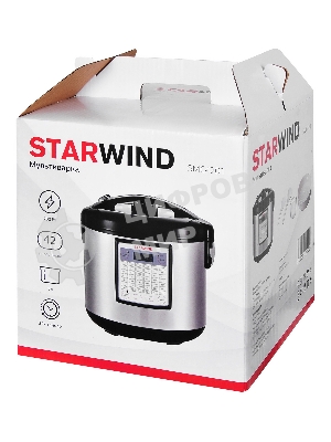 Мультиварка Starwind SMC4201 5л 700Вт серебристый/черный