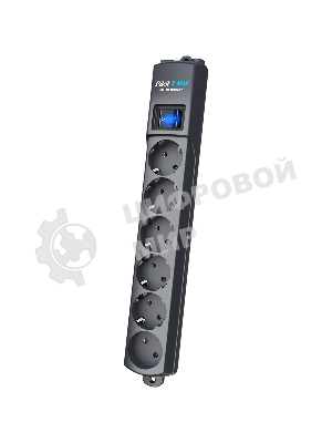 Сетевой фильтр Pilot S Max (5 euros + 1GP), 15A/3.5kVA, automatic, 10 m, graphite