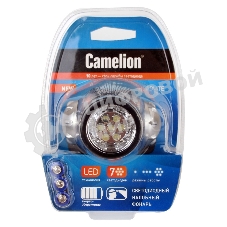 Фонарь налобный LED5310-7F3 (7LED 3 режима; 3хR03 в комплекте; метал.) Camelion 7534