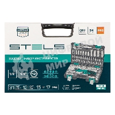 Набор инструментов Stels 94 предмета, 12 гранные головки 14118