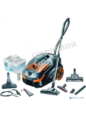 Моющий пылесос Thomas DryBOX AMFIBIA PET черный/оранжевый, 325/1700Вт, уборка влажная/сухая, пылесборник контейнер 2 л