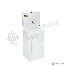 Умывальник дачный, с подогревом, пластиковая мойка, белый