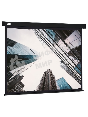 Экран Cactus 124.5x221 см Wallscreen CS-PSW-124X221-BK 16:9 настенно-потолочный рулонный черный