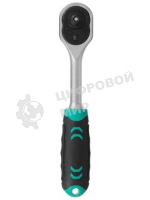 Ключ Stels 14025 трещотка 1/4'' 72 зуба с быстрым сбросом crv