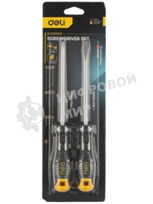 Набор отверток Deli DL620002 2шт SL6x125 + PH2x125