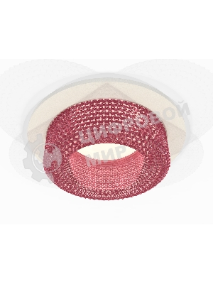 Комплект встраиваемого светильника Ambrella light XC7621022 SWH/PI белый песок/розовый MR16 GU5.3 (C7621, N7193)