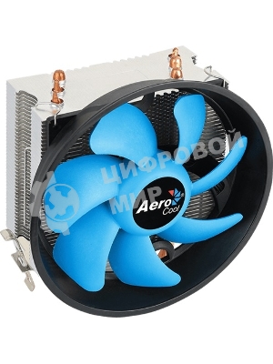 Кулер для процессора AeroCool/Formula Verkho 3 Plus серебристый, 120 мм, алюминий/медь, 2000 об/мин, 26.7 дБ, 4 pin, 125 Вт, 134 мм