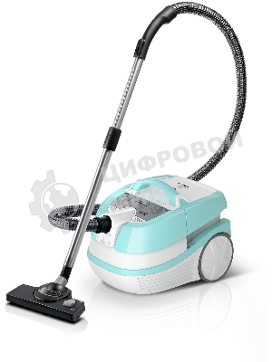Пылесос Bosch BWD420HYG голубой, 2000 Вт, уборка сухая/влажная, пылесборник контейнер 4 л