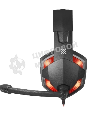 Гарнитура Defender WARHEAD G-370 черный/красный