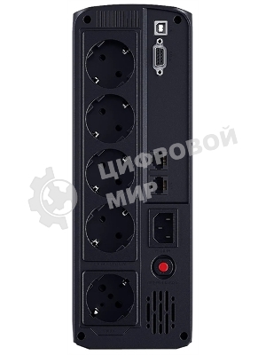 Источник бесперебойного питания UPS CyberPower VP1200ELCD Line-Interactive 1200VA/720W USB/RS-232/RJ11/45 (4 + 1 EURO)